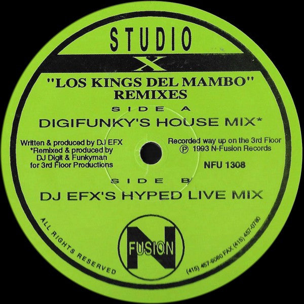 Studio X : Los Kings Del Mambo (Remixes) (12")