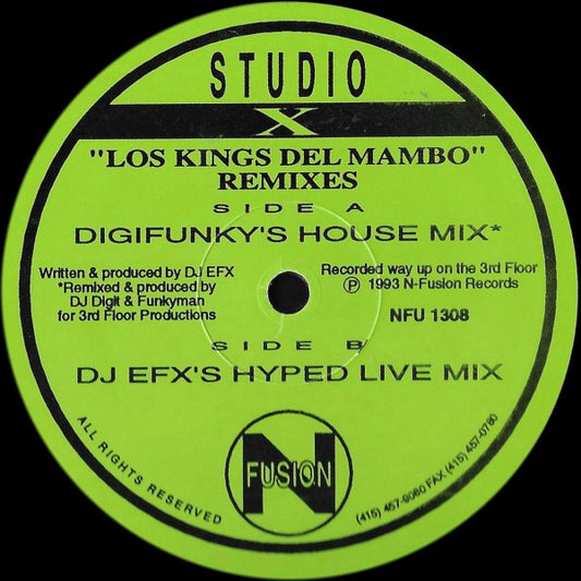 Studio X : Los Kings Del Mambo (Remixes) (12")