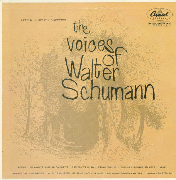 The Voices Of Walter Schumann : The Voices Of Walter Schumann (LP)