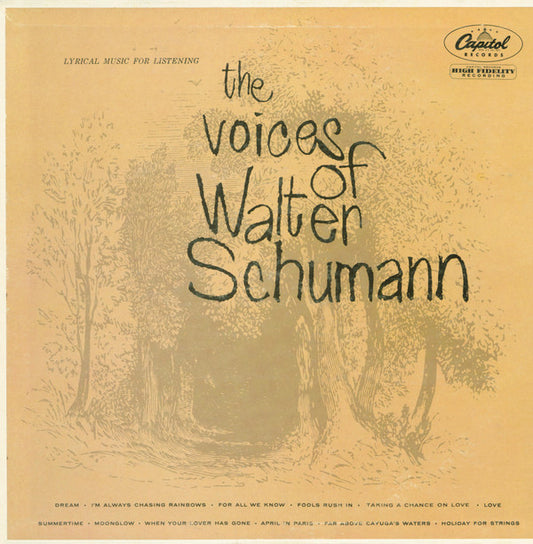 The Voices Of Walter Schumann : The Voices Of Walter Schumann (LP)