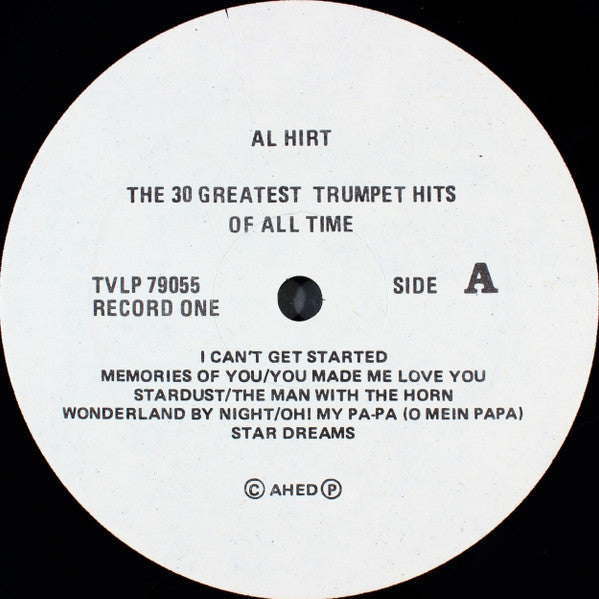 Al Hirt : 30 Greatest Trumpet Hits Of All Time (2xLP, Album)