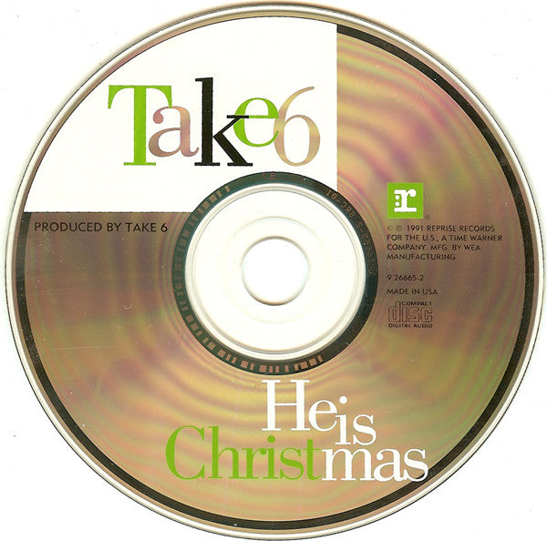 Take 6 : He Is Christmas (CD, Album, SRC)