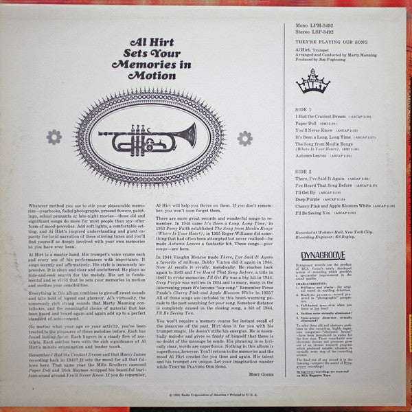 Al Hirt : They're Playing Our Song (LP, Album, Mono, Ind)