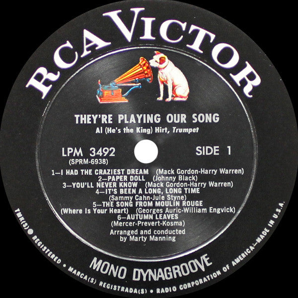 Al Hirt : They're Playing Our Song (LP, Album, Mono, Ind)