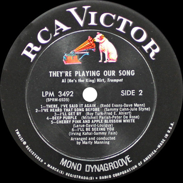 Al Hirt : They're Playing Our Song (LP, Album, Mono, Ind)