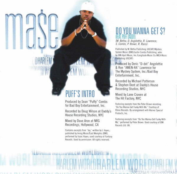 Mase : Harlem World (CD, Album)
