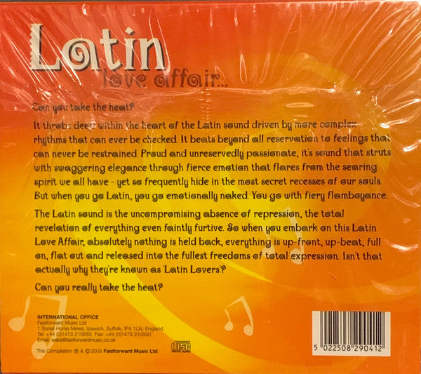 Unknown Artist : Latin Love Affair...(The Sizzling Sounds Of South America) (3xCD, Box)