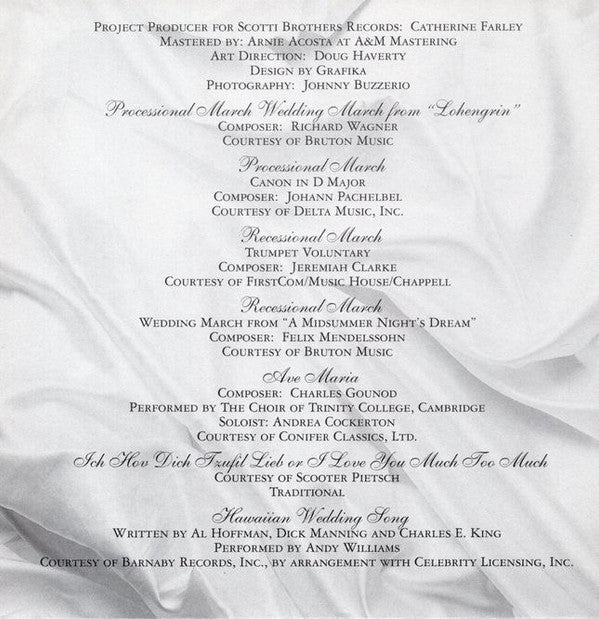 Various : Your Perfect Wedding (CD, Comp)