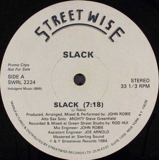 Slack (12) : Slack (12", Promo)