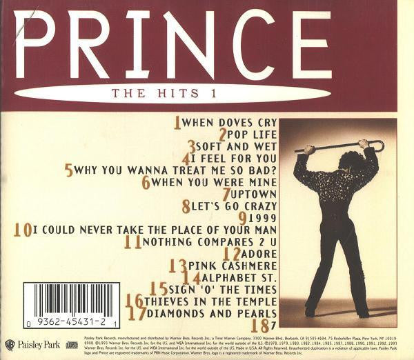 Prince : The Hits 1 (CD, Comp, SRC)