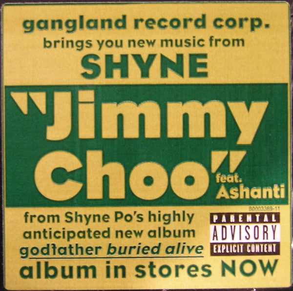 Shyne Featuring Ashanti : Jimmy Choo (12")