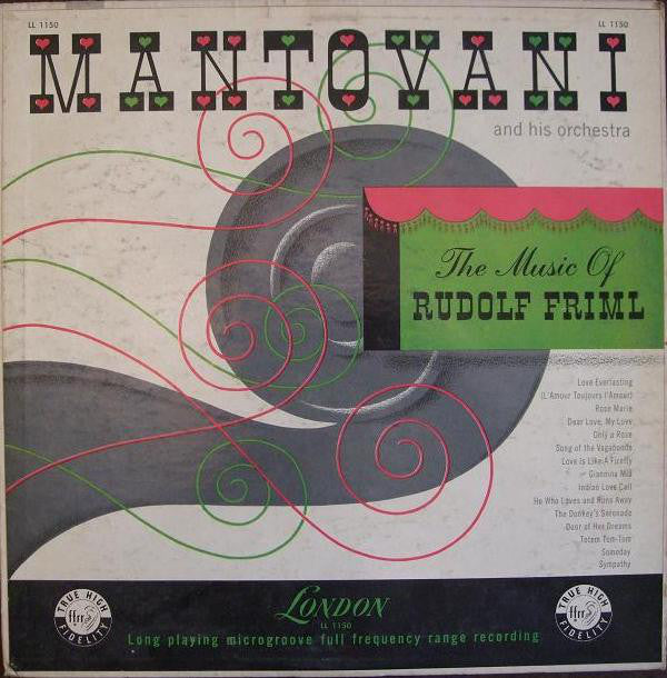 Mantovani And His Orchestra : The Music Of Rudolf Friml (LP, Album)
