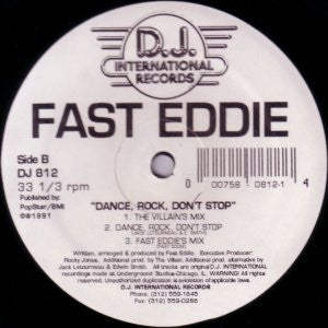 "Fast" Eddie Smith : Watch Me Git Funky / Dance, Rock, Don't Stop (12")