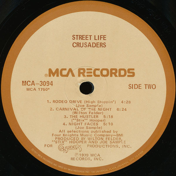 The Crusaders : Street Life (LP, Album, Glo)