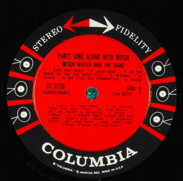 Mitch Miller And The Gang : Party Sing Along With Mitch (LP)