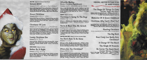 James Horner : Dr. Seuss' How The Grinch Stole Christmas (Original Motion Picture Soundtrack) (CD, Album)