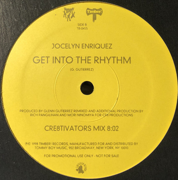 Jocelyn Enriquez : Get Into The Rhythm (12", Promo)