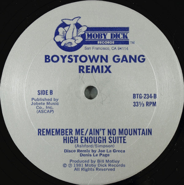 Boys Town Gang : Cruisin' The Streets (Remix) (12", Ltd, S/Edition)