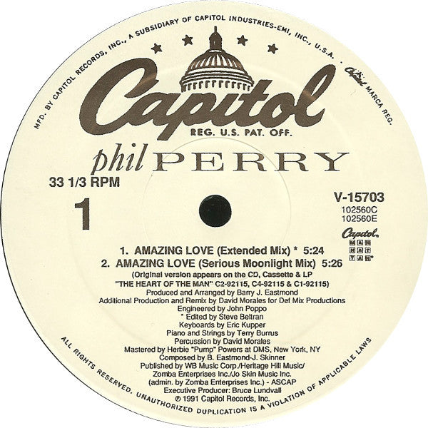 Phil Perry (2) : Amazing Love (12", Single)
