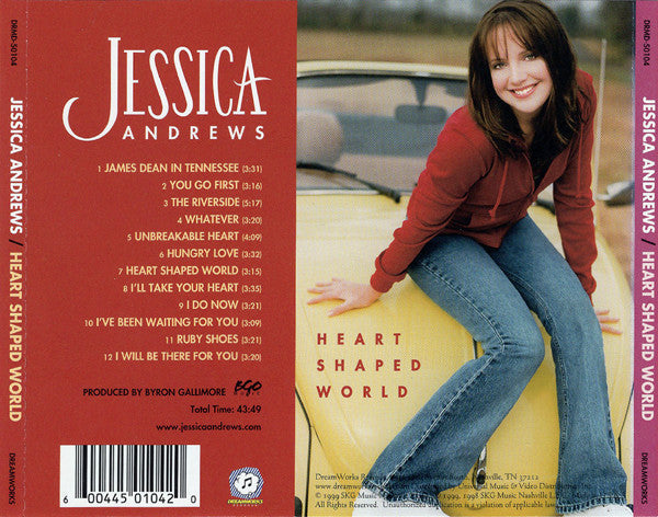 Jessica Andrews : Heart Shaped World (CD, Album)