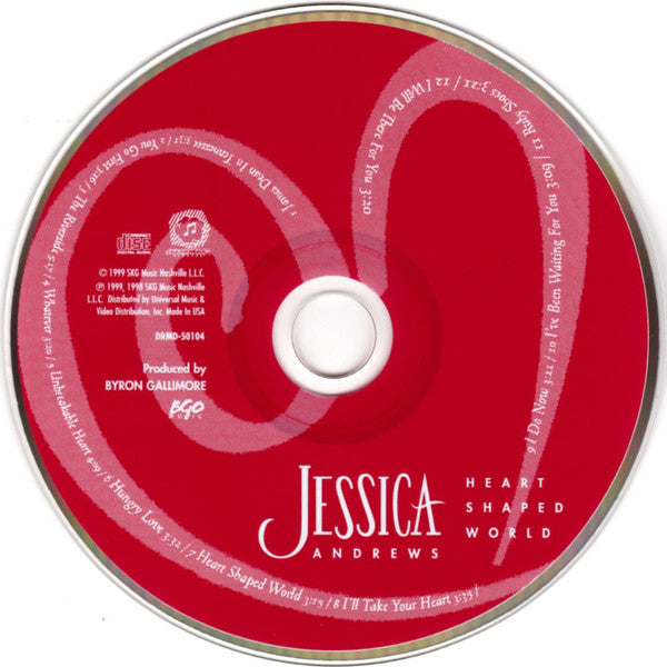 Jessica Andrews : Heart Shaped World (CD, Album)