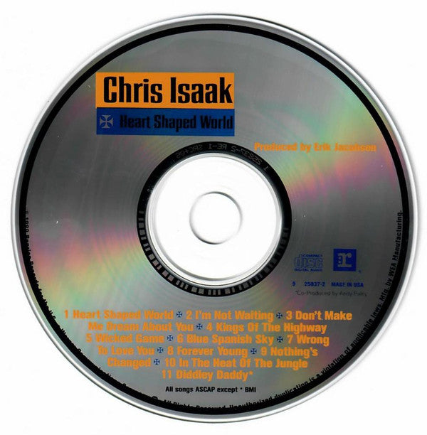 Chris Isaak : Heart Shaped World (CD, Album, RE)