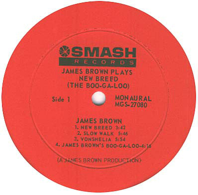 James Brown : Plays New Breed (The Boo-Ga-Loo) (LP, Album, Mono)