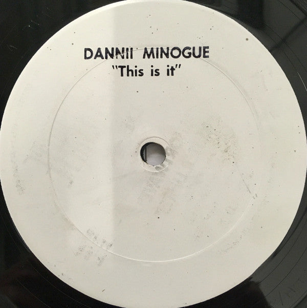 Dannii Minogue : This Is It (12", Promo)