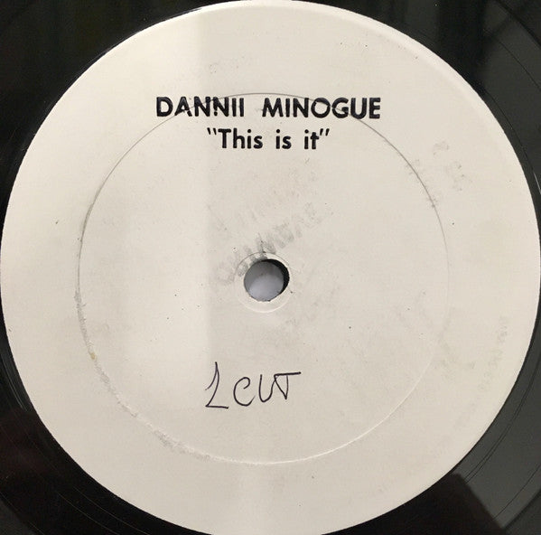 Dannii Minogue : This Is It (12", Promo)