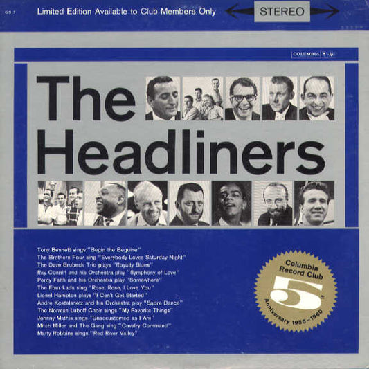 Various : The Headliners (5th Anniversary) (LP, Comp, Ltd, Smplr)