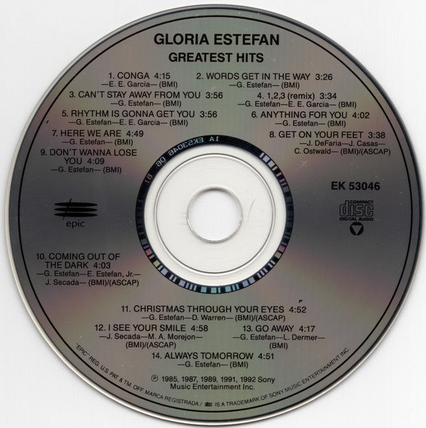 Gloria Estefan : Greatest Hits (CD, Comp, Lon)