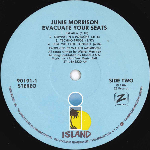 Junie Morrison : Evacuate Your Seats (LP, Album, All)