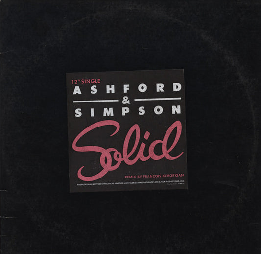 Ashford & Simpson : Solid (12", Single)