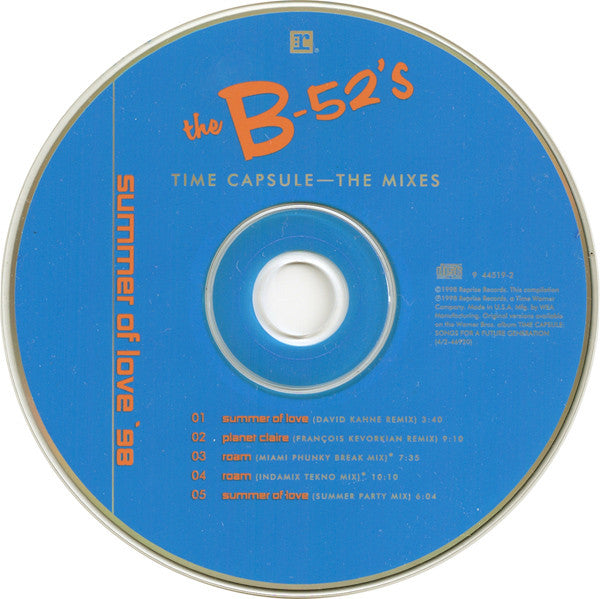 The B-52's : Summer Of Love '98 (Time Capsule - The Mixes) (CD, Maxi)