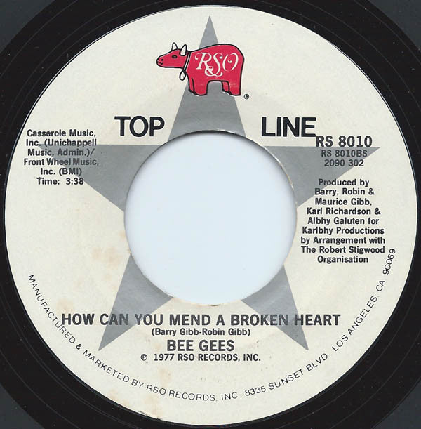 Bee Gees : To Love Somebody / How Can You Mend A Broken Heart (7", Single)