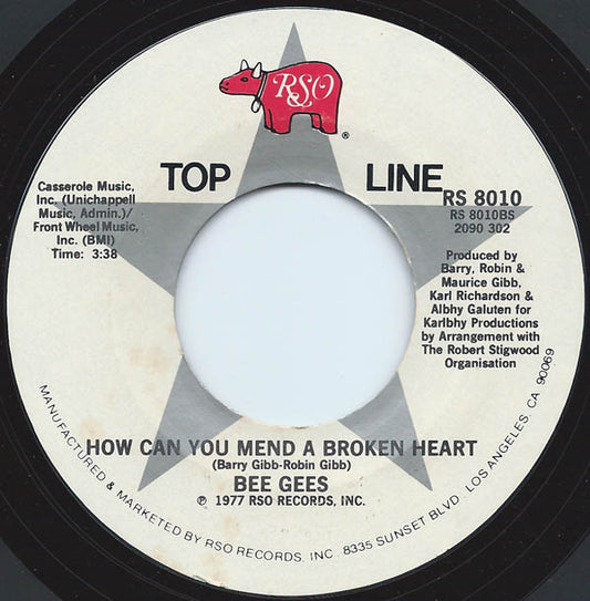 Bee Gees : To Love Somebody / How Can You Mend A Broken Heart (7", Single)
