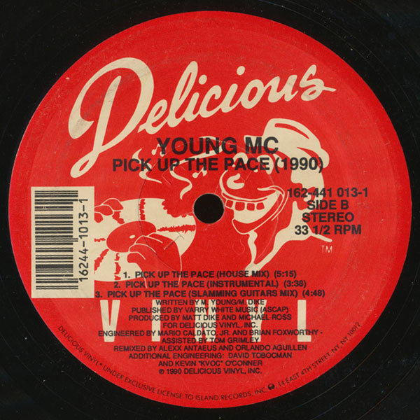 Young MC : Pick Up The Pace (1990) (12")
