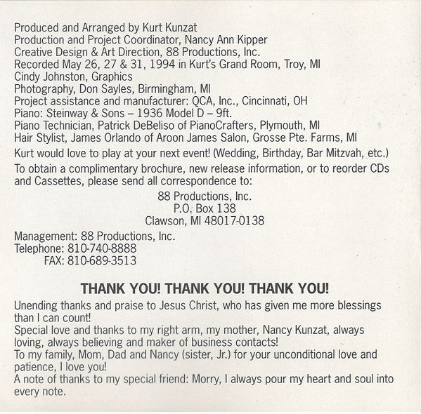 Kurt Kunzat : First Impression (CD, Album)