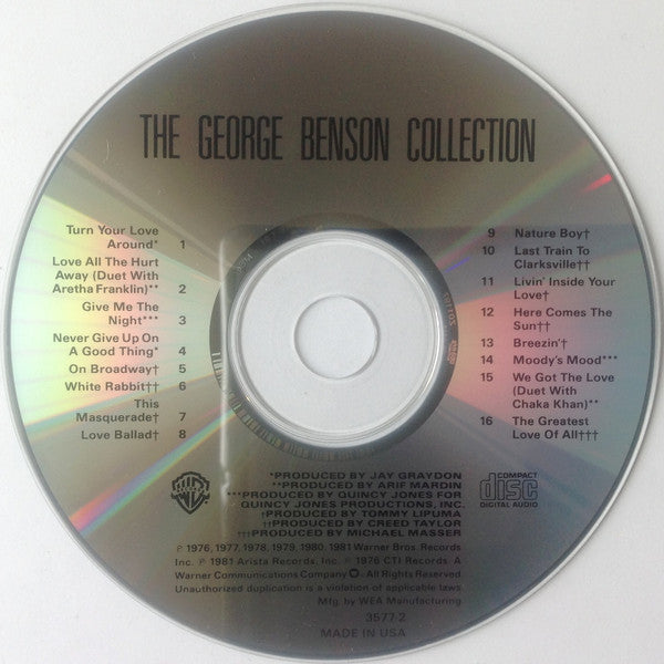 George Benson : The George Benson Collection (CD, Comp)