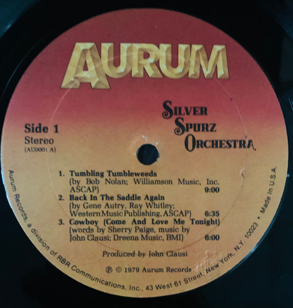 Silver Spurz Orchestra : Silver Spurz Orchestra (LP, Album)