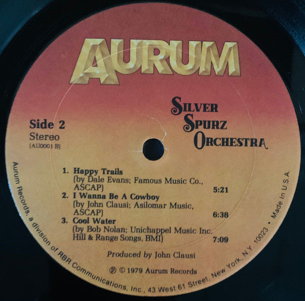 Silver Spurz Orchestra : Silver Spurz Orchestra (LP, Album)