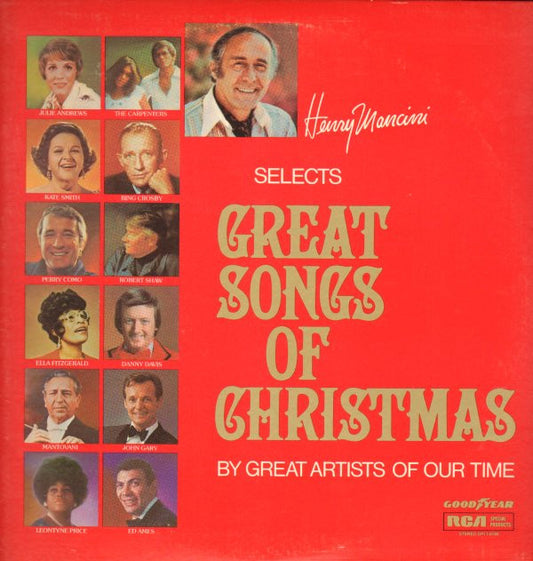 Various : Henry Mancini Selects Great Songs Of Christmas By Great Artists Of Our Time (LP, Comp, Ltd)