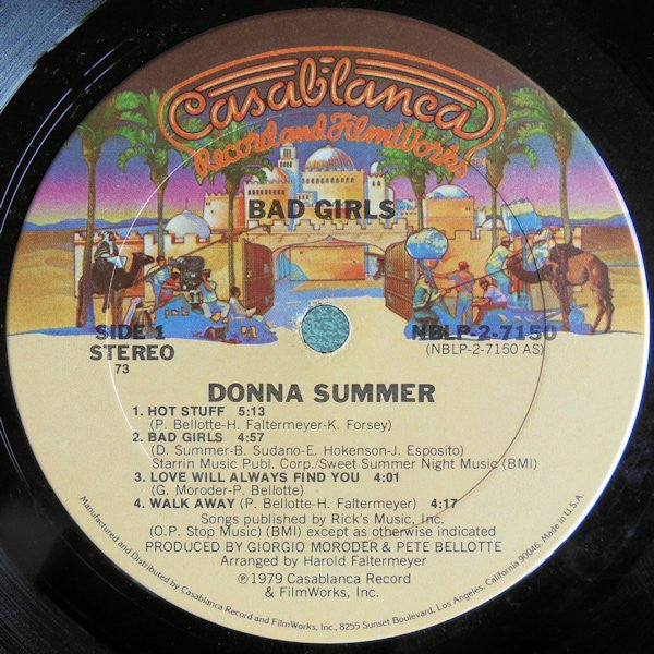 Donna Summer : Bad Girls (2xLP, Album, Club)
