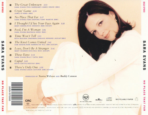 Sara Evans : No Place That Far (HDCD, Album, Club)