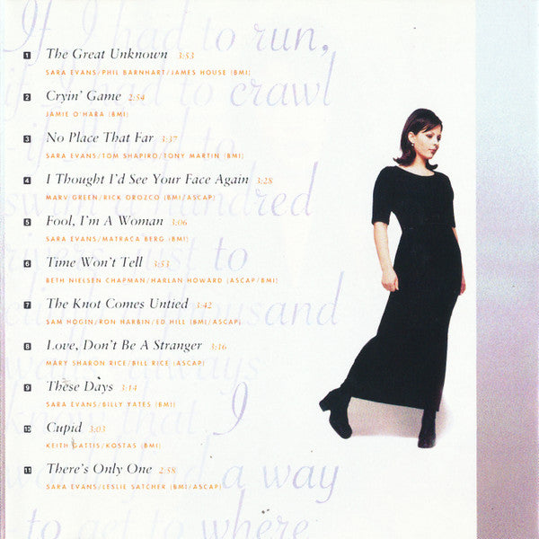 Sara Evans : No Place That Far (HDCD, Album, Club)