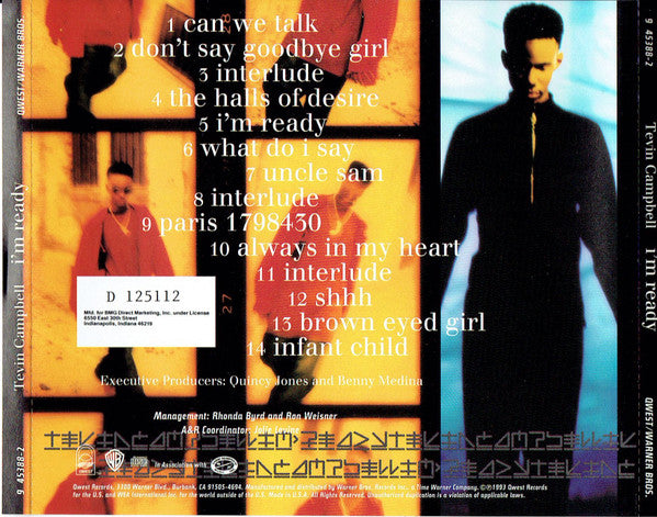 Tevin Campbell : I'm Ready (CD, Album, Club)