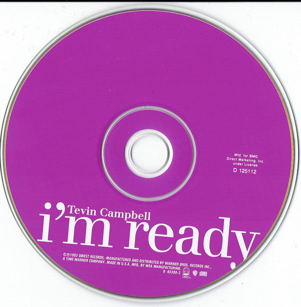 Tevin Campbell : I'm Ready (CD, Album, Club)