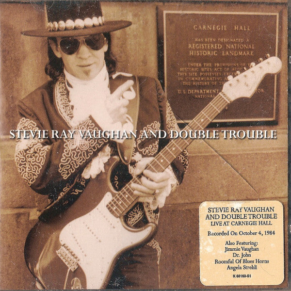 Stevie Ray Vaughan & Double Trouble : Live At Carnegie Hall (CD, Album)