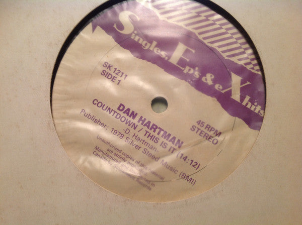 Dan Hartman : Countdown / This Is It (12")