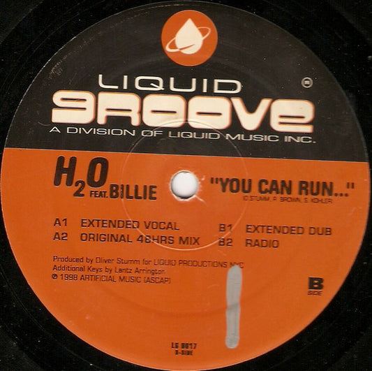 H2O Feat. Billie : You Can Run... (12")
